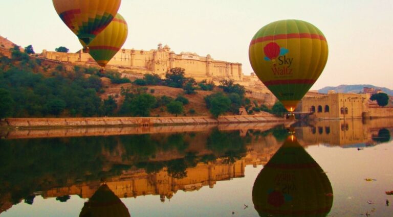 scenic hotair baloon ride in india