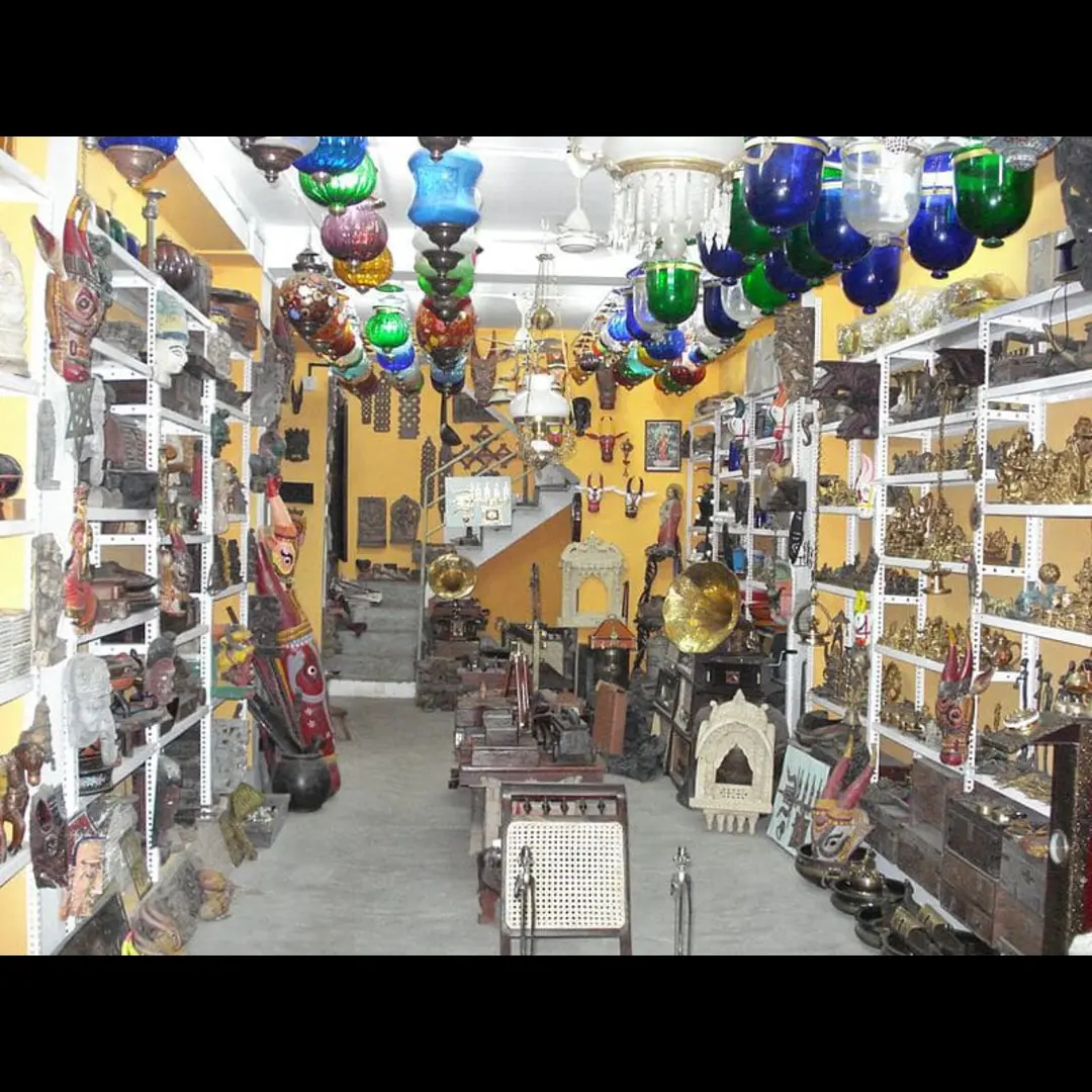 Antique shops in Jew Town Kochi.